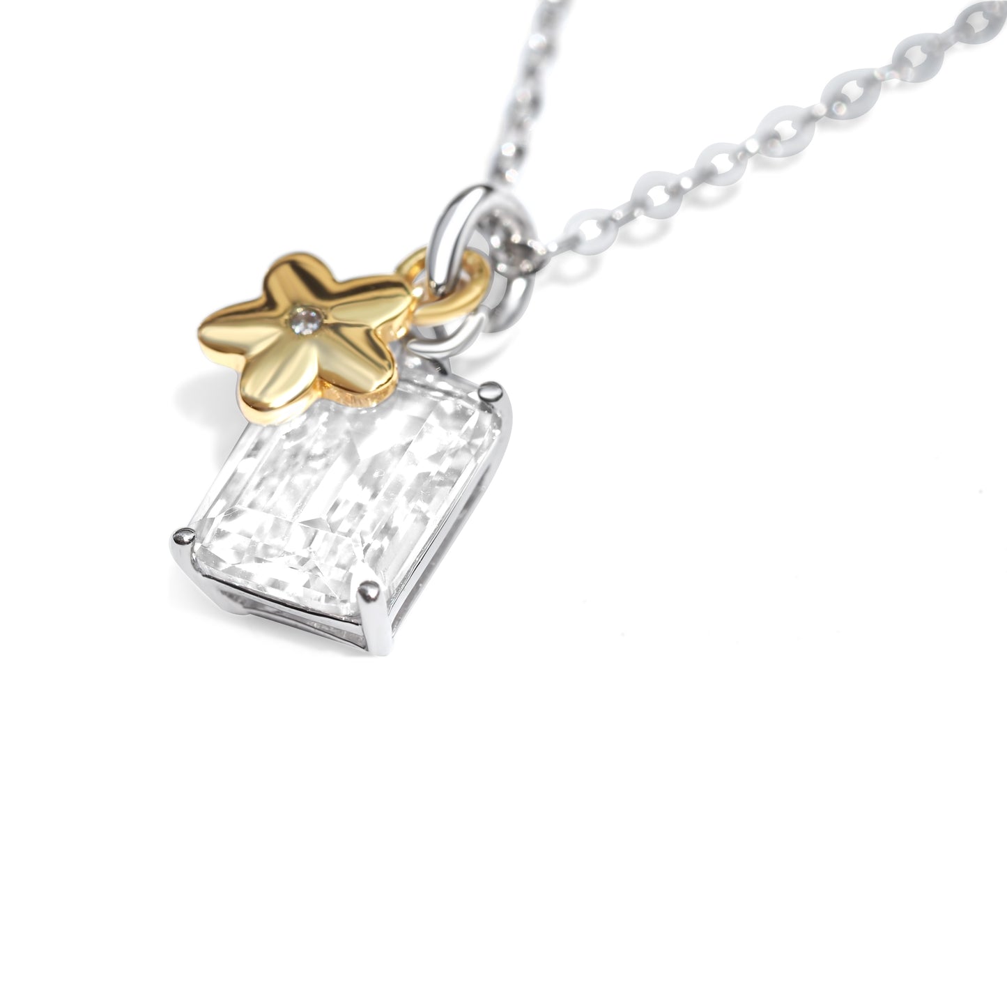 Dazzle N0208SY Necklace | Silver Tone