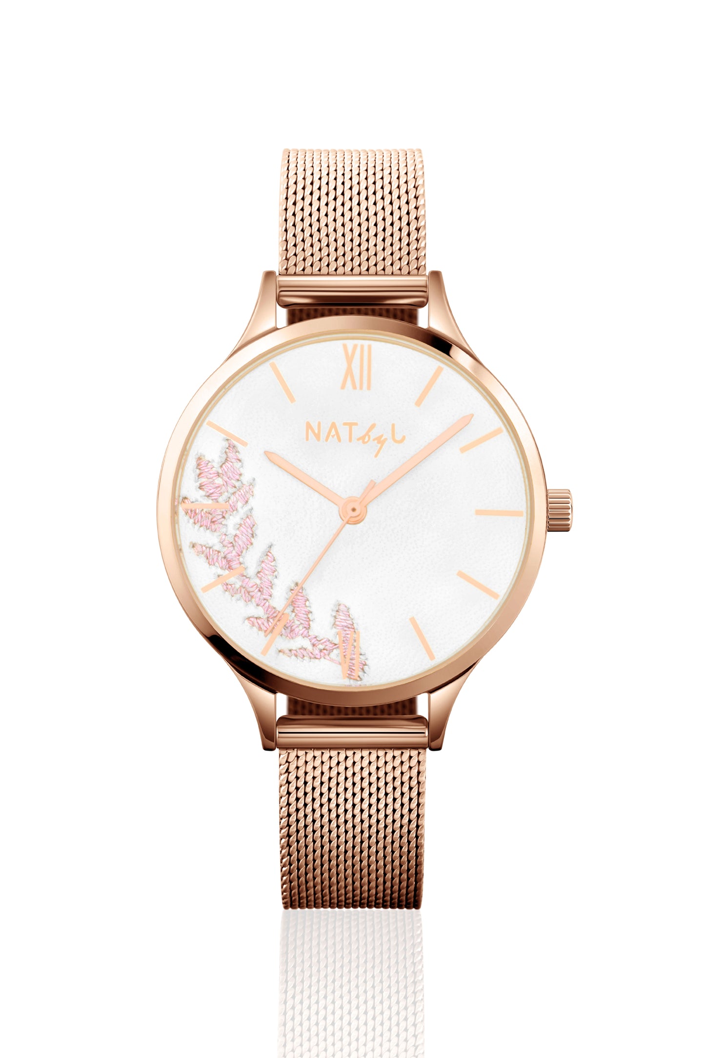 Dream 0307B Mesh Watch | Rose Gold Stainless Steel
