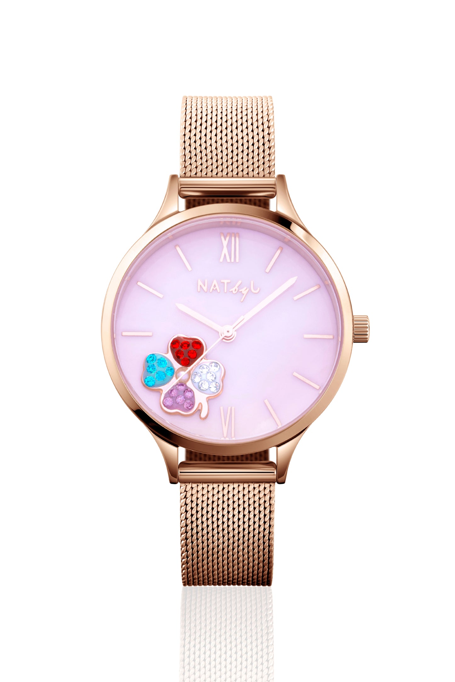 Serendipity 0507B Mesh Watch | Rose Gold Stainless Steel