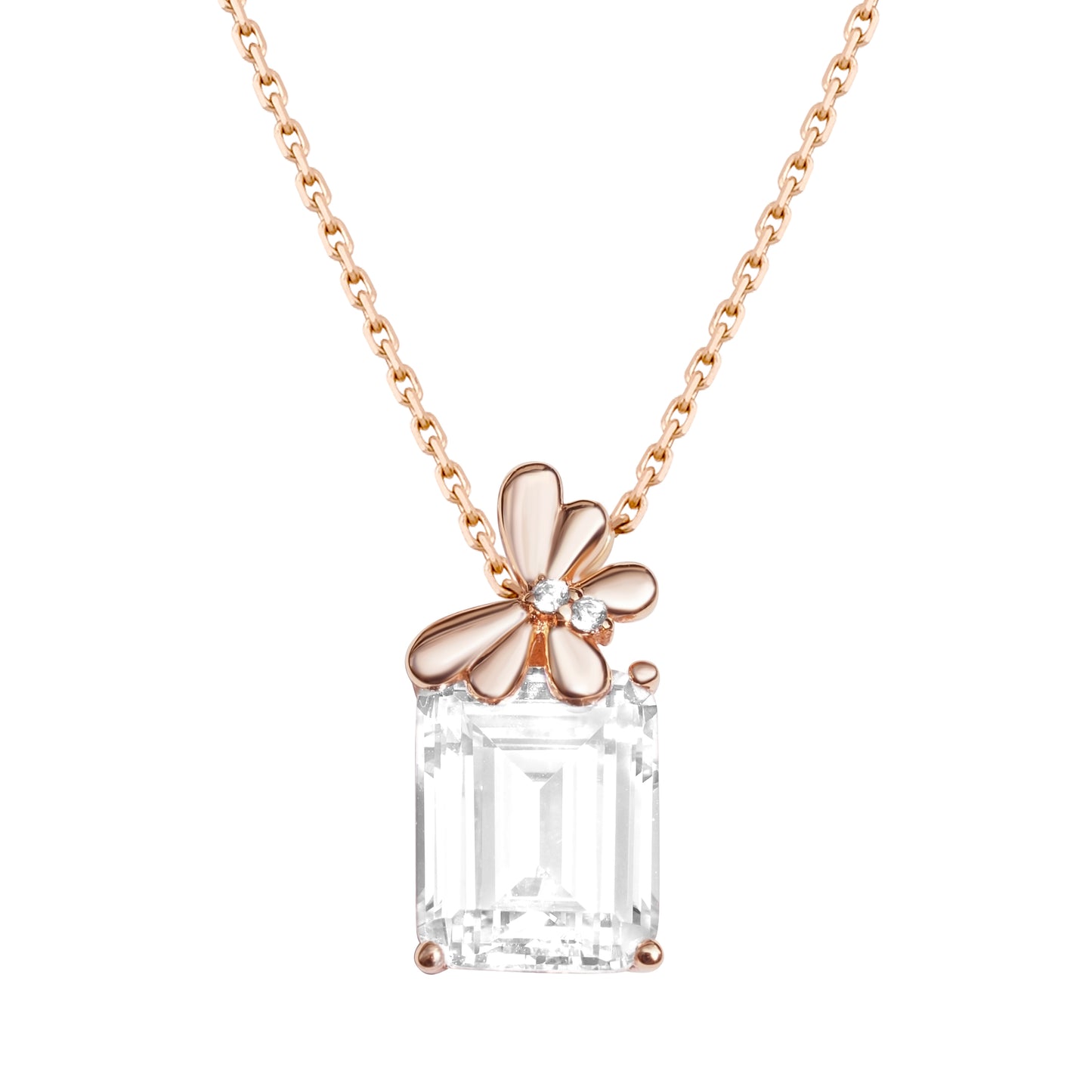 Freedom N0708R Necklace | Rose Gold Tone