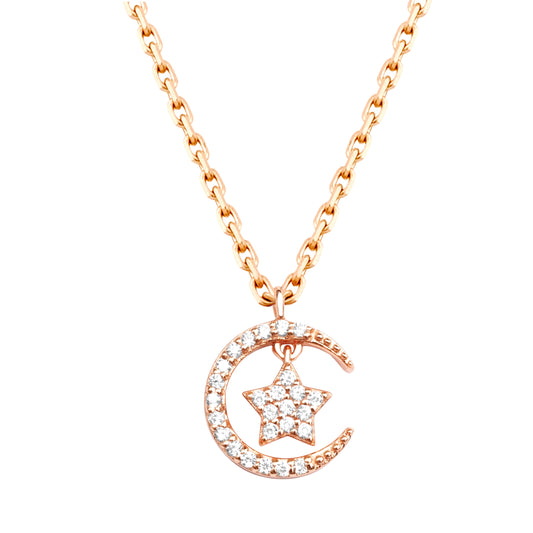 Stargaze N0908R Necklace | Rose Gold Tone
