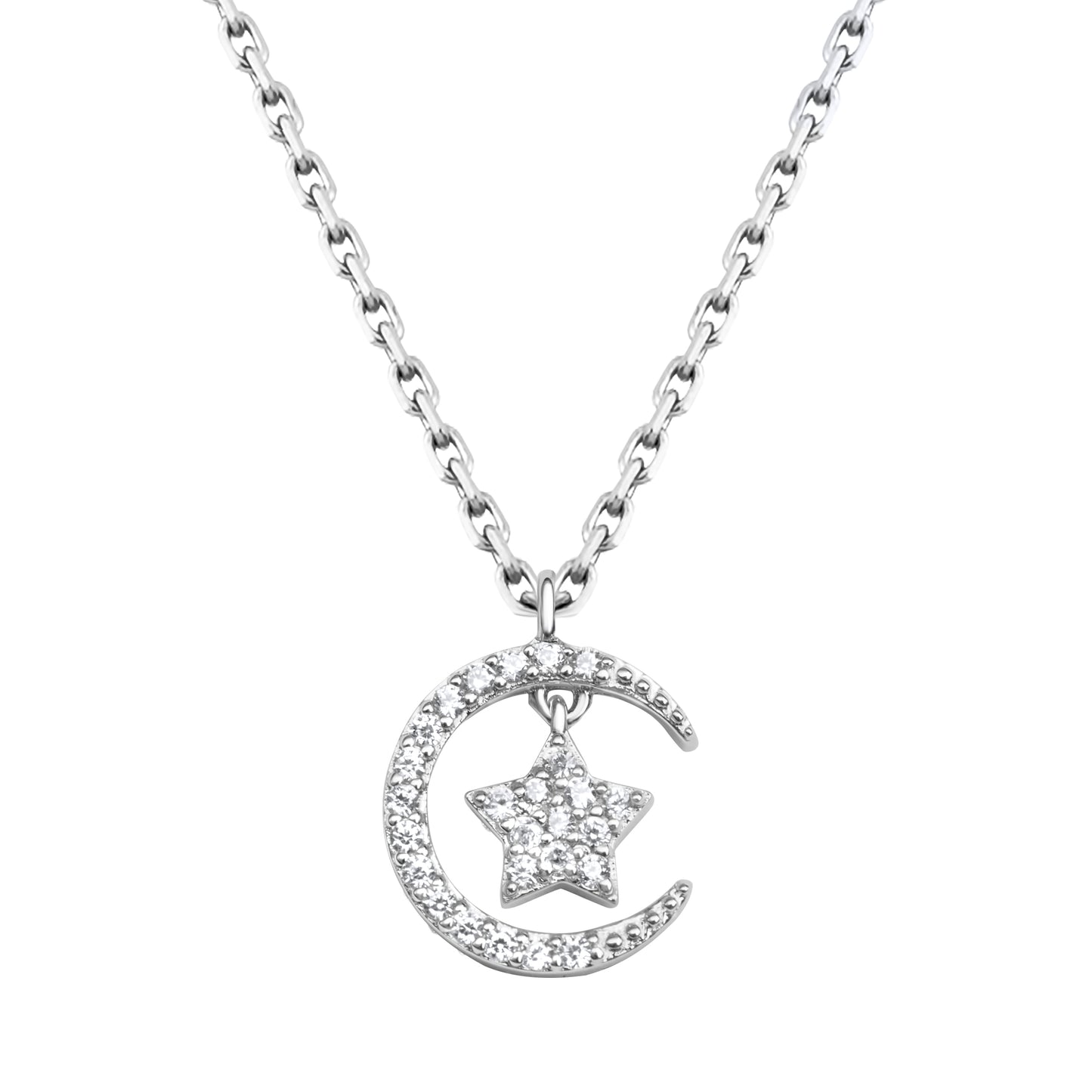 Stargaze N0908S Necklace | Silver Tone