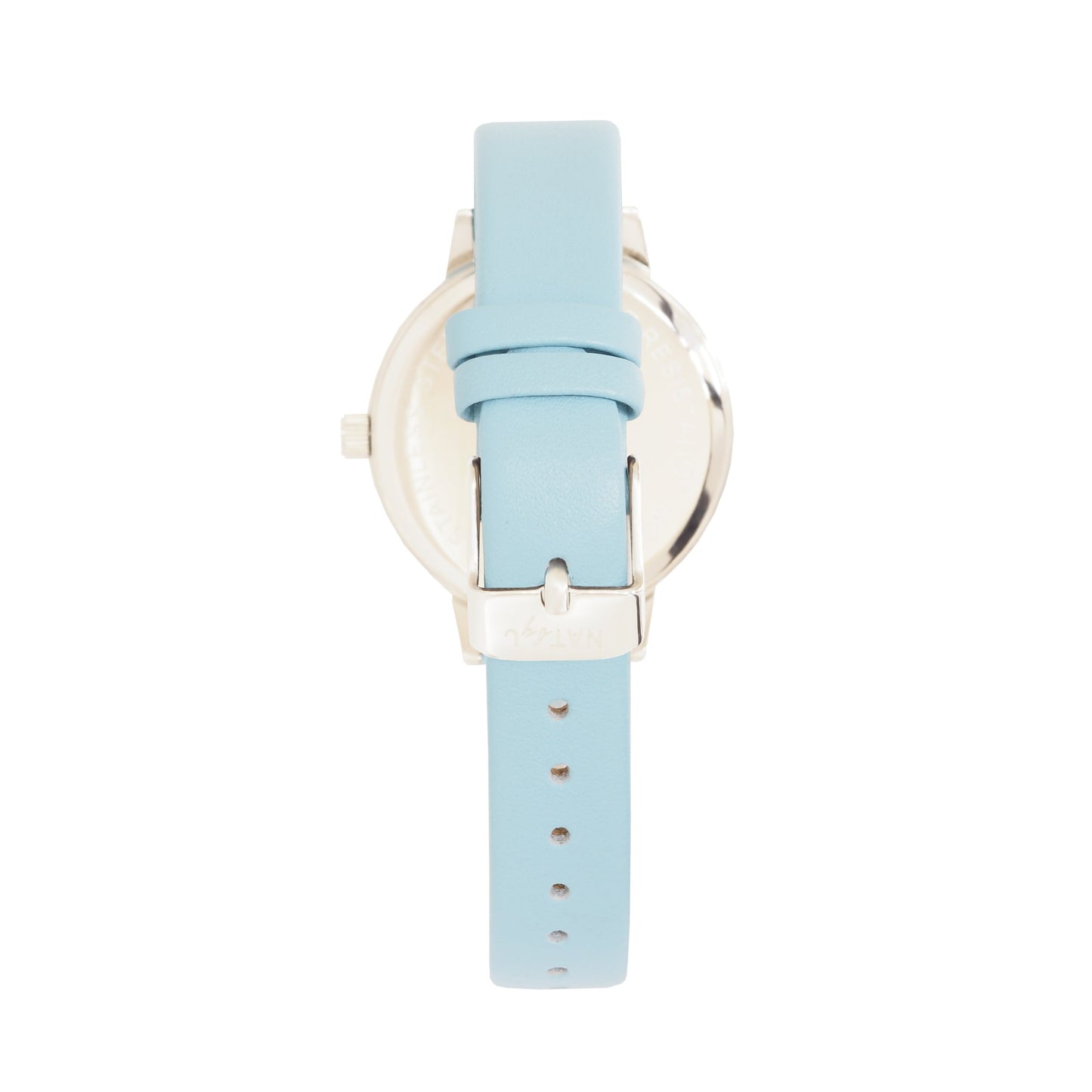Blossom 1003 Blue Leather Watch | Stainless Steel