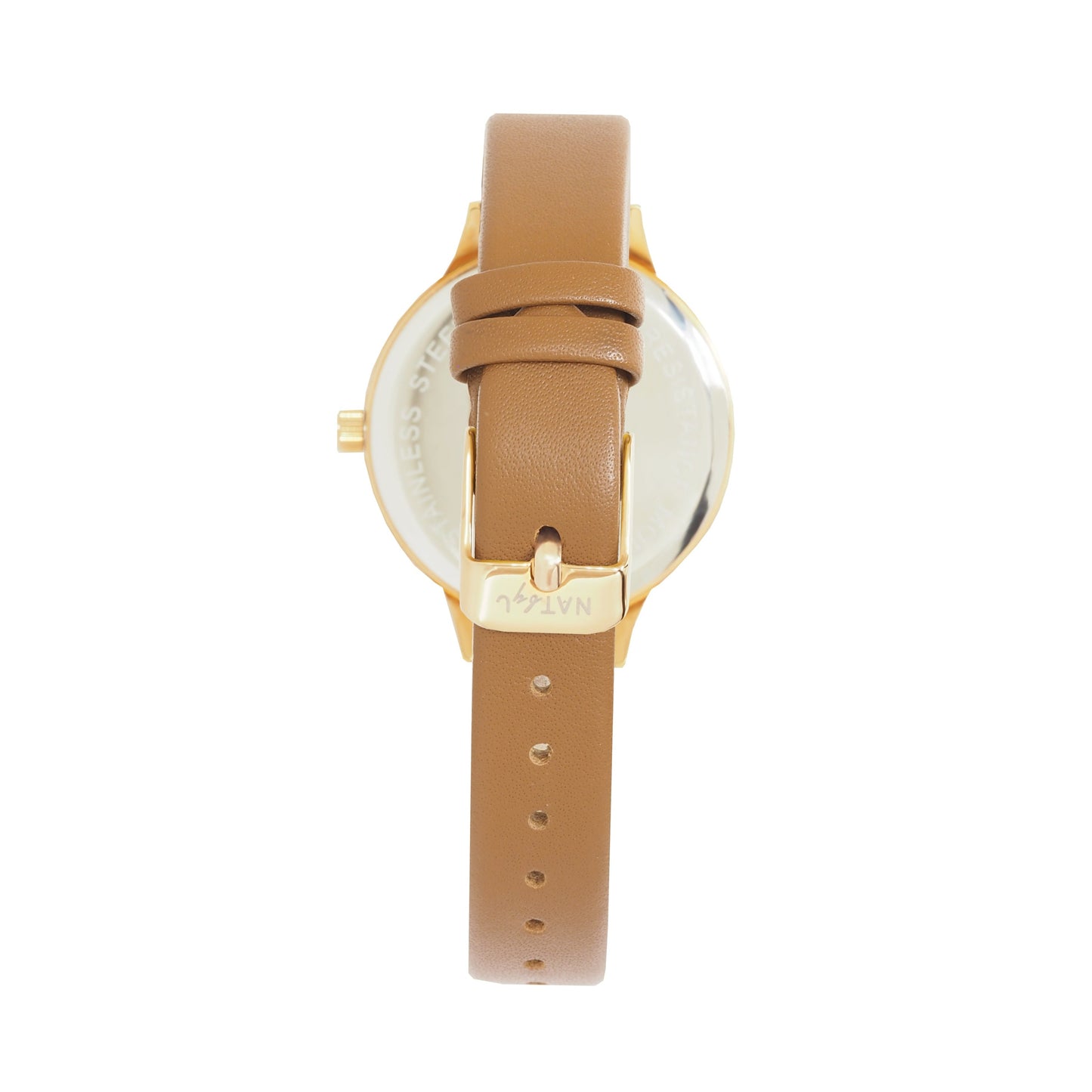 Blossom 1005 Dark Brown Leather Watch | Rose Gold Stainless Steel