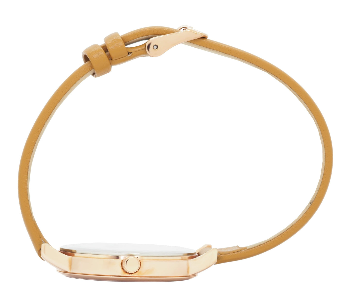 Blossom 1006 Brown Leather Watch | Rose Gold Stainless Steel