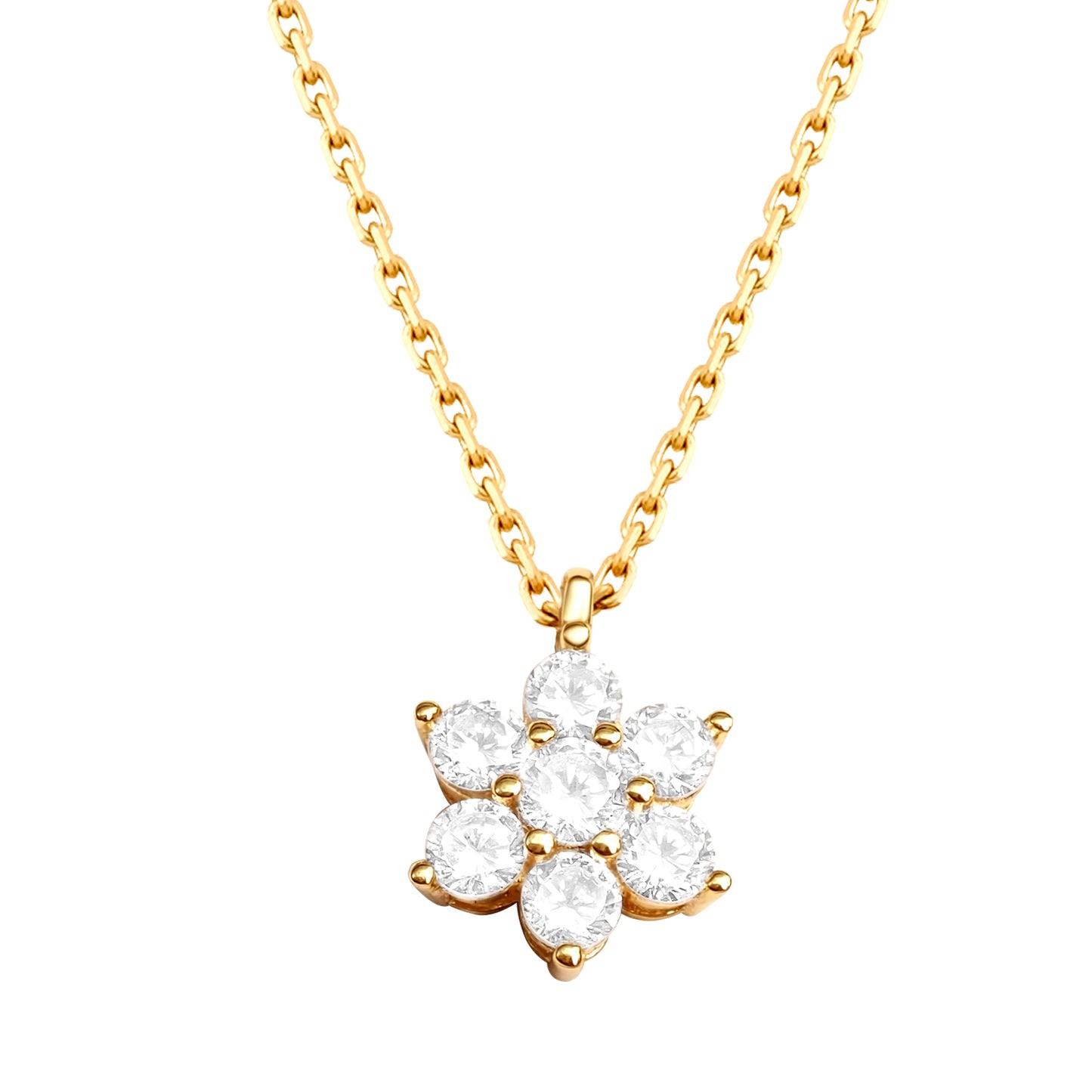 Blossom N1008Y Necklace | Gold Tone