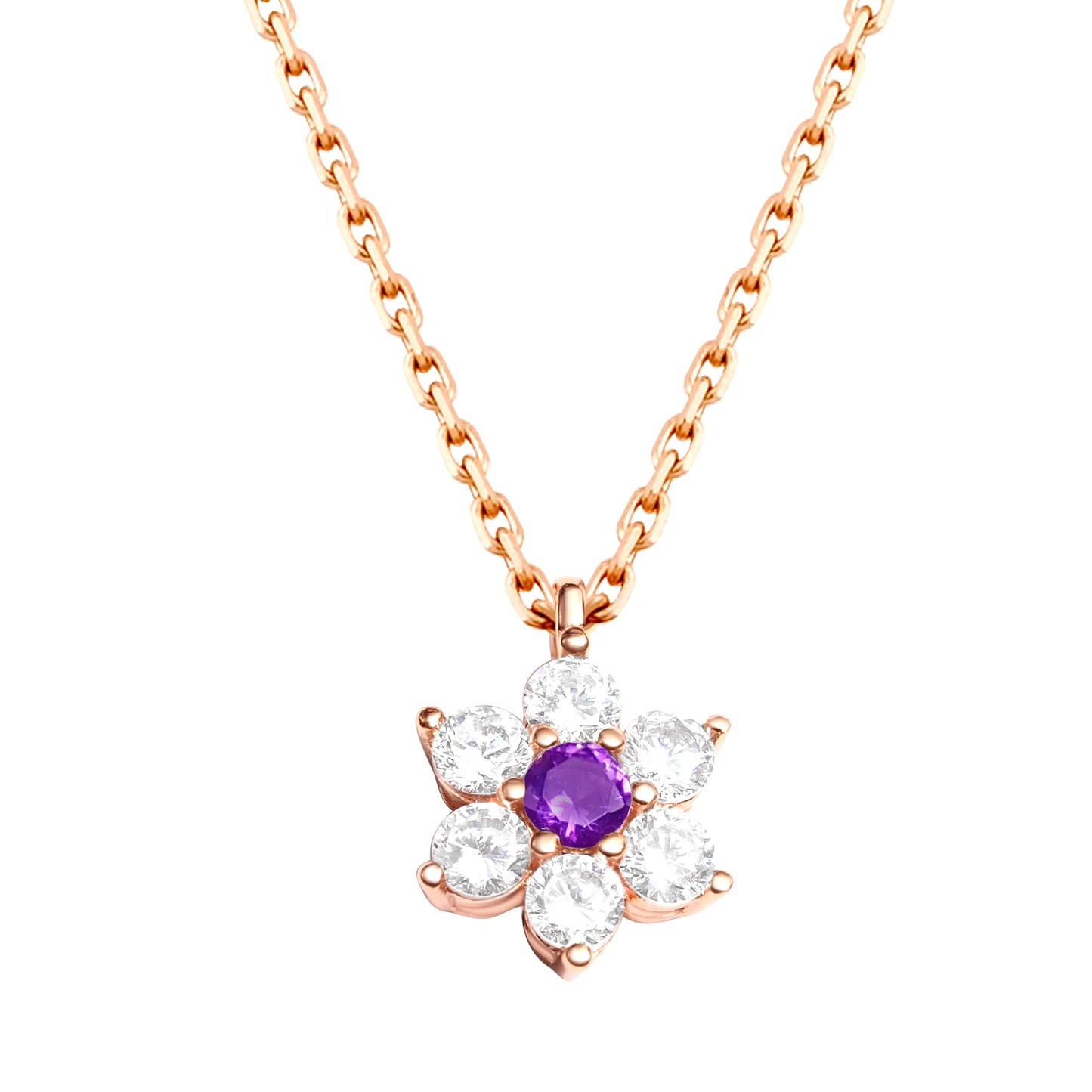 Blossom N1009R Necklace | Rose Gold Tone