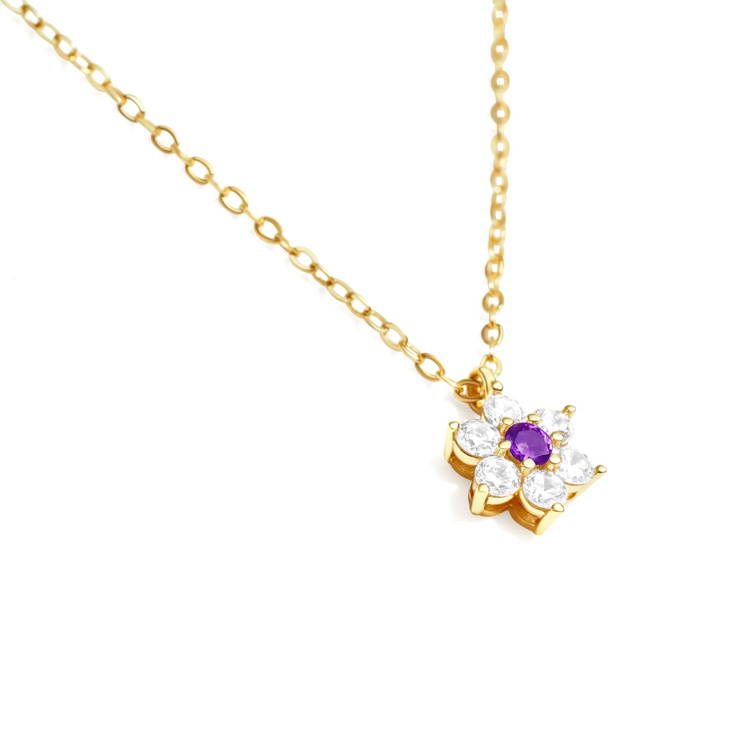 Blossom N1009Y Necklace | Gold Tone