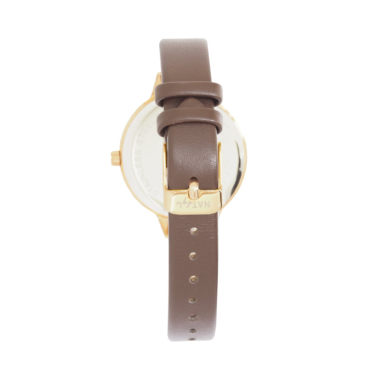 Serendipity 0505 Brown Leather Watch | Rose Gold Stainless Steel