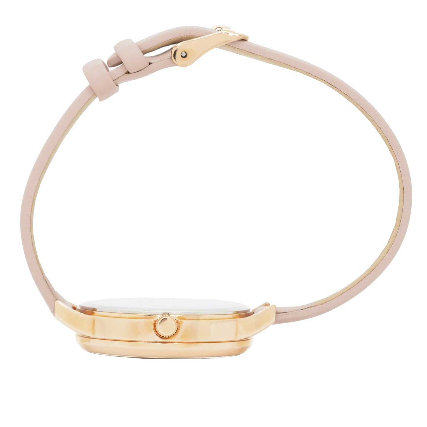 Serendipity 0507 Pink Leather Watch | Rose Gold Stainless Steel