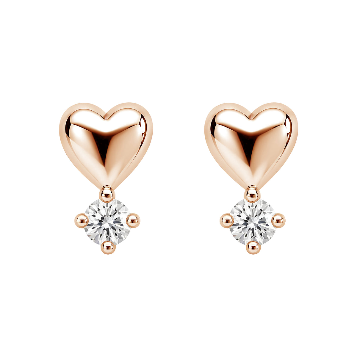 My Dearest E1208R Stud Earrings | Rose Gold Tone