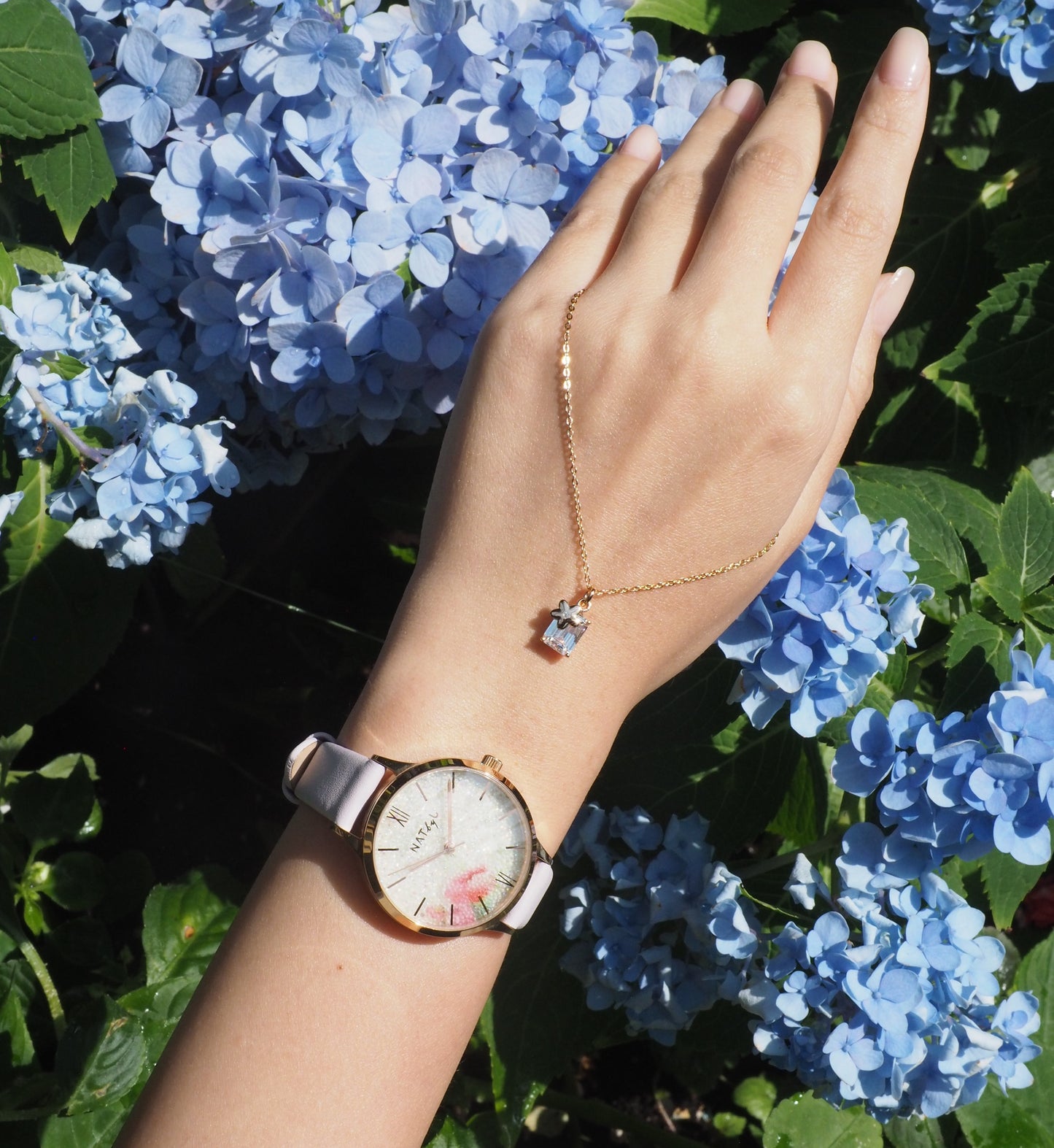 Dazzle N0208R Necklace | Rose Gold Tone