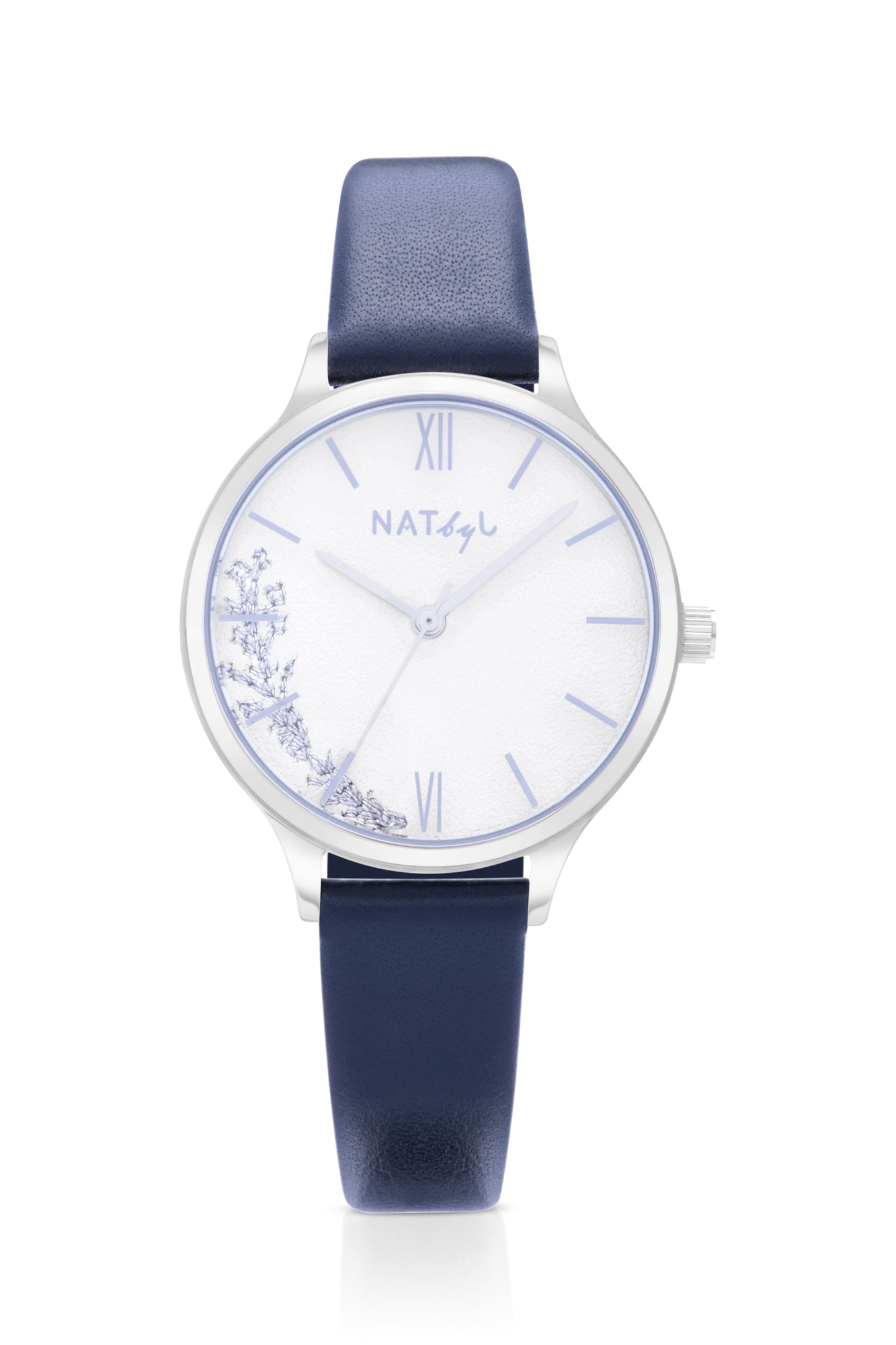 Dream 0308 Black Leather Watch | Stainless Steel