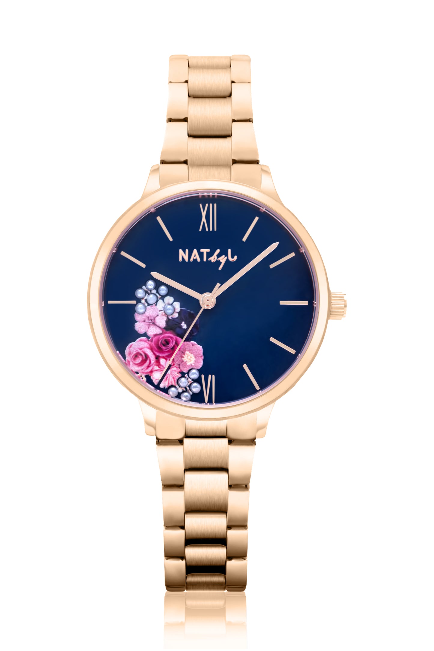 First Love 0602M Bracelet Watch | Rose Gold Stainless Steel
