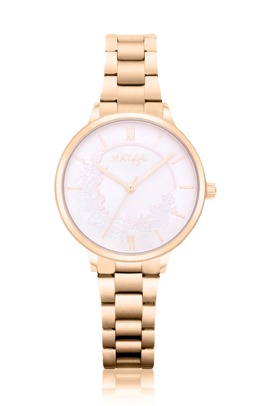 Unity 0805M Bracelet Watch | Rose Gold Stainless Steel