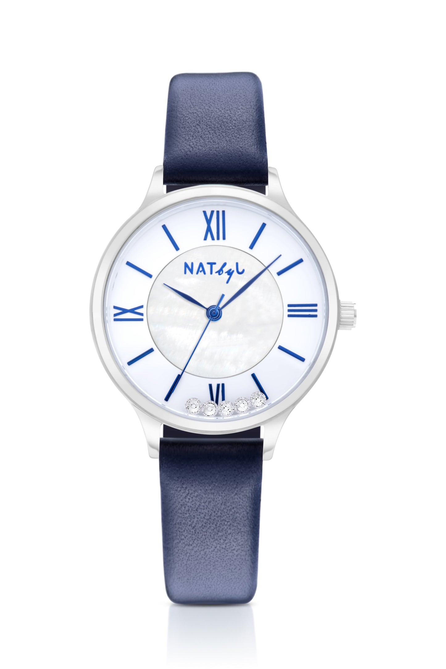 Stargaze 0901 Black Leather Watch | Stainless Steel