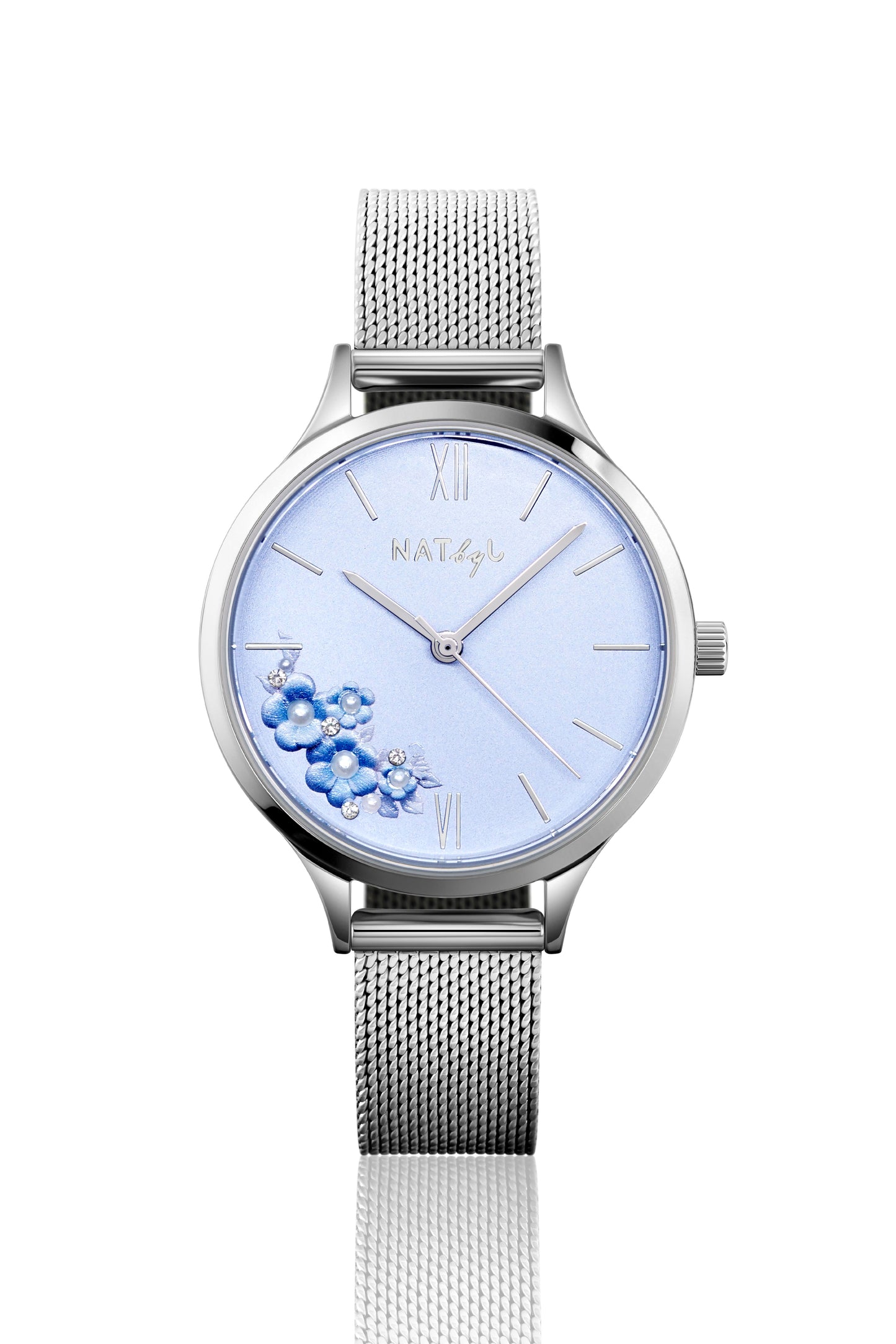 First Love 0606B Mesh Watch | Stainless Steel