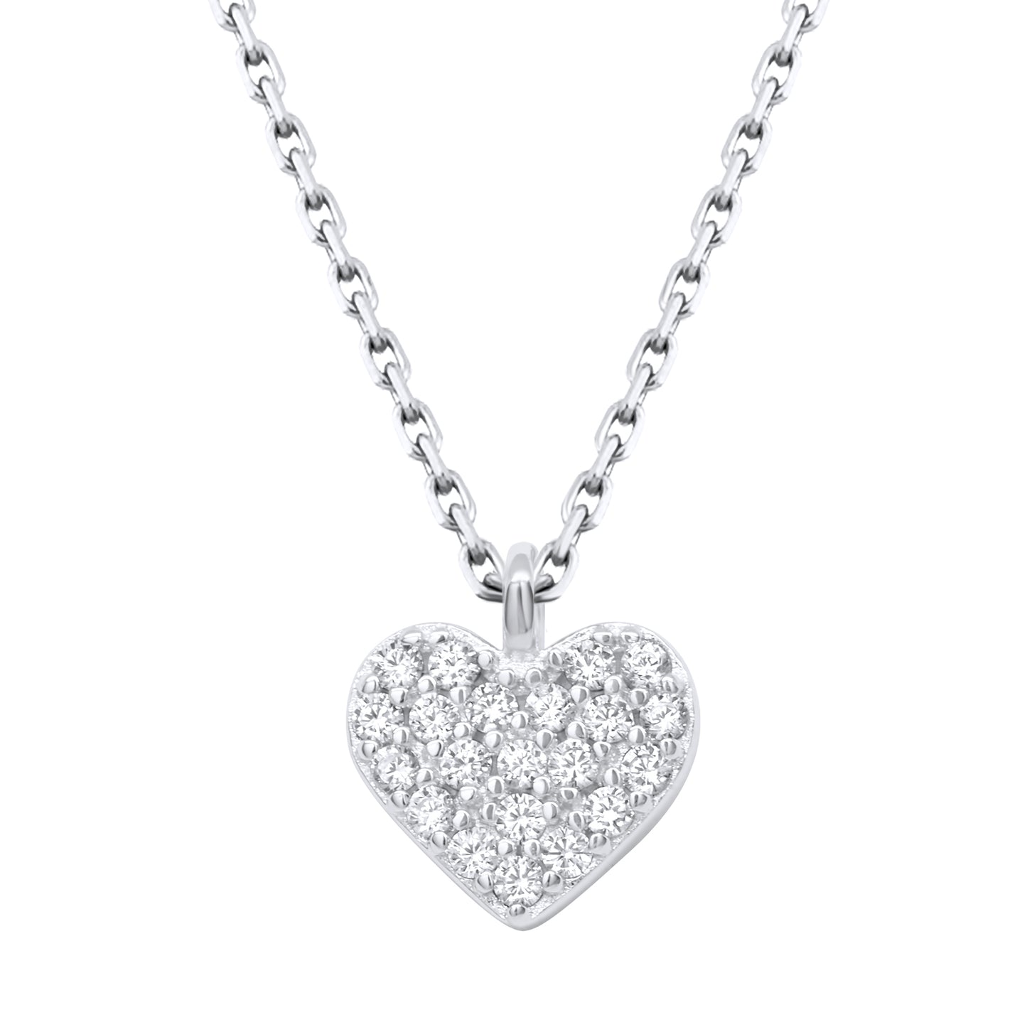First Love N0608S Necklace | Silver Tone