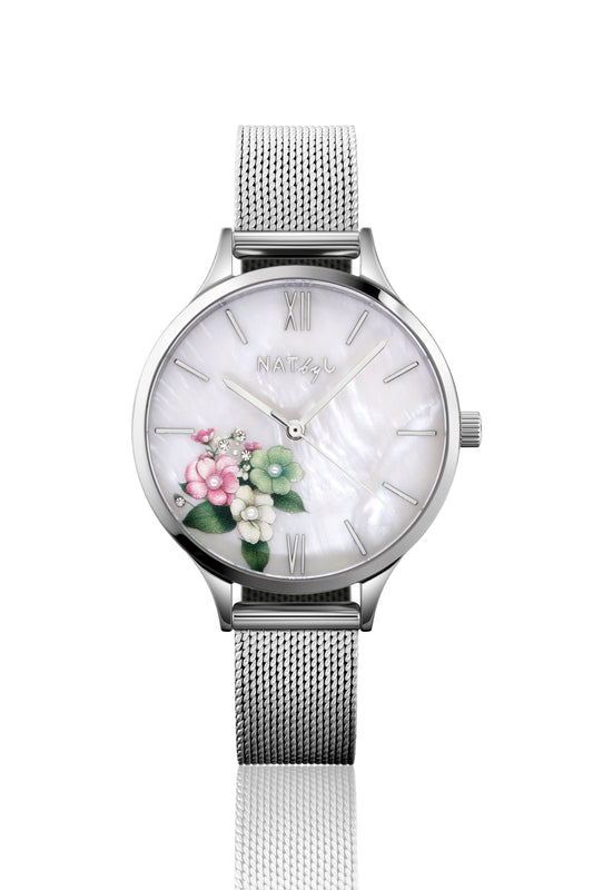 First Love 0609B Mesh Watch | Stainless Steel