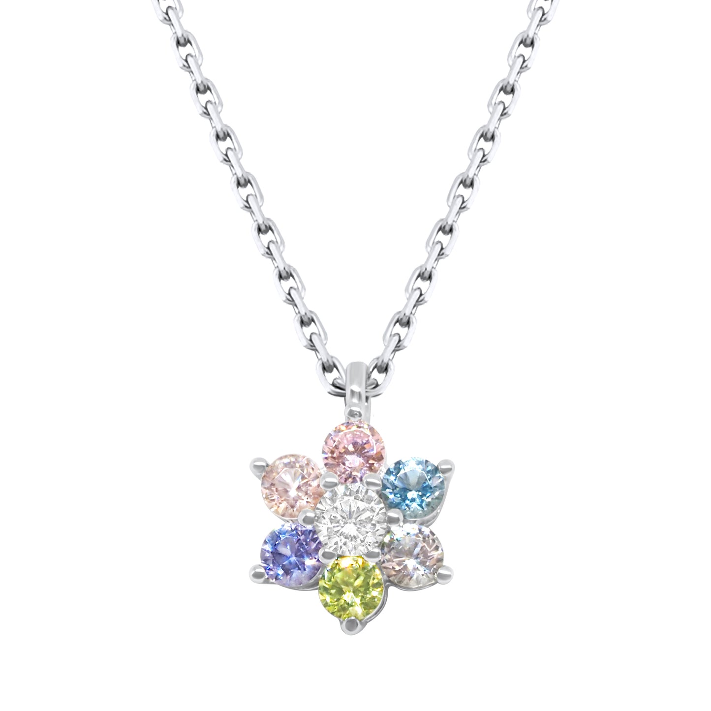 Blossom N1011S Necklace | Silver Tone