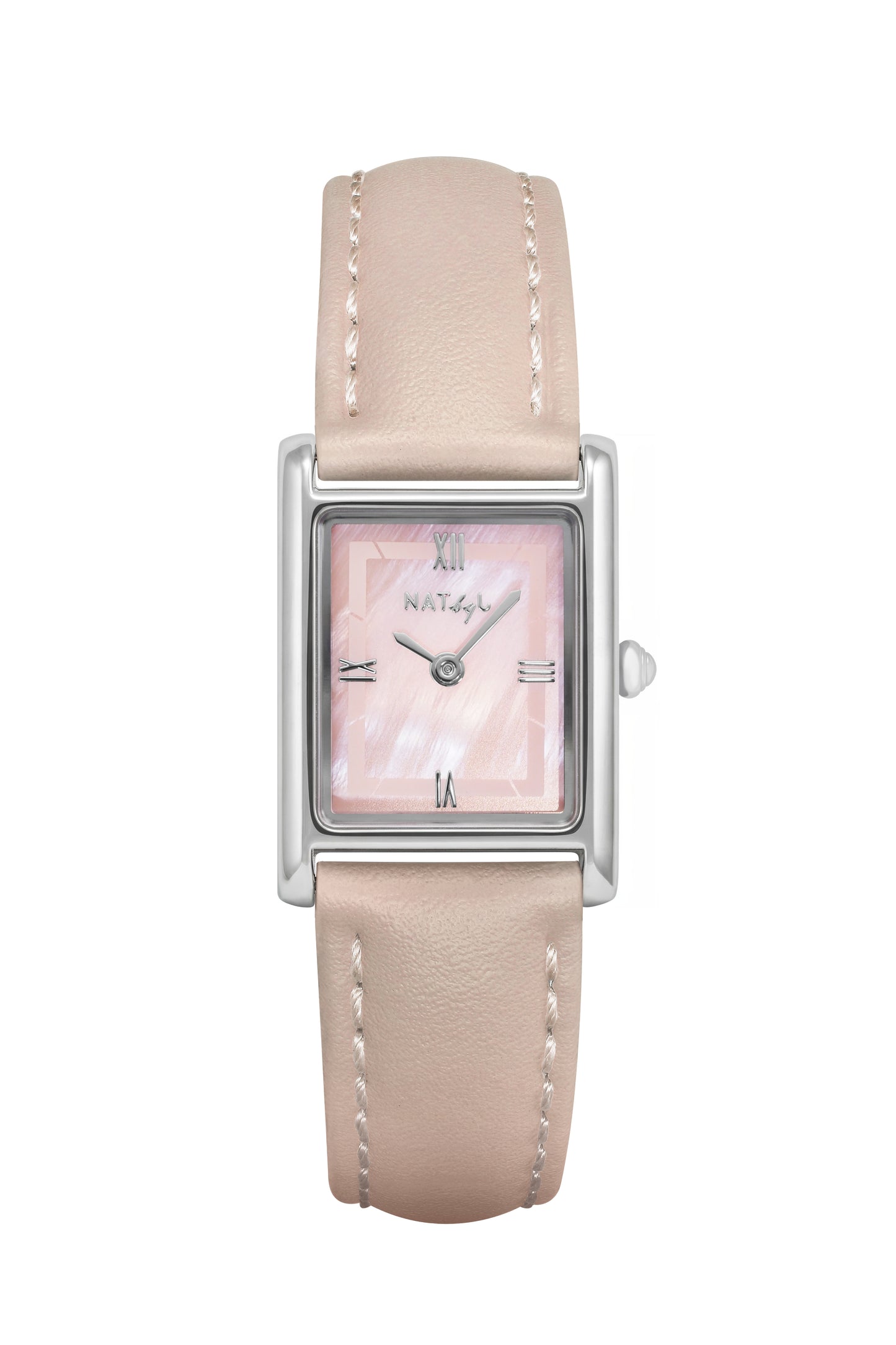 Jackie 1170 Pink Leather Watch | Stainless Steel