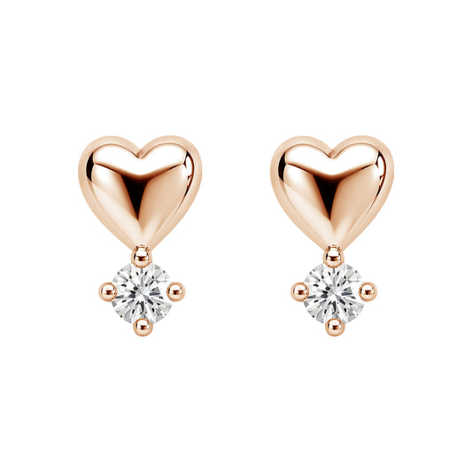 My Dearest E1208R Stud Earrings | Rose Gold Tone