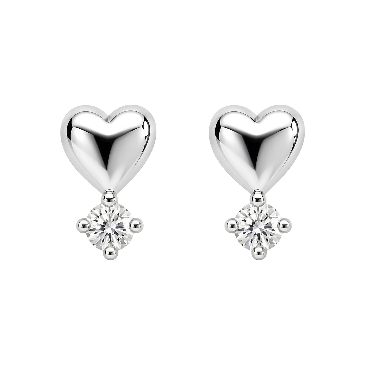 My Dearest E1208S Stud Earrings | Silver Tone