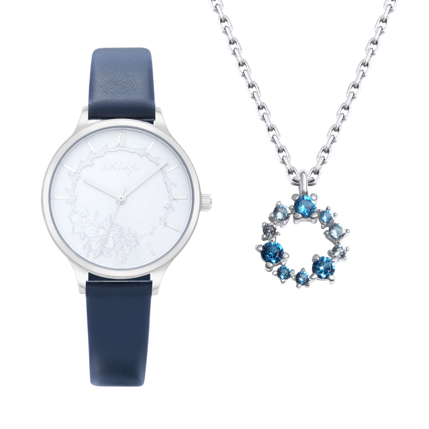Unity Watch and Necklace Gift Set NAT0801N0803S